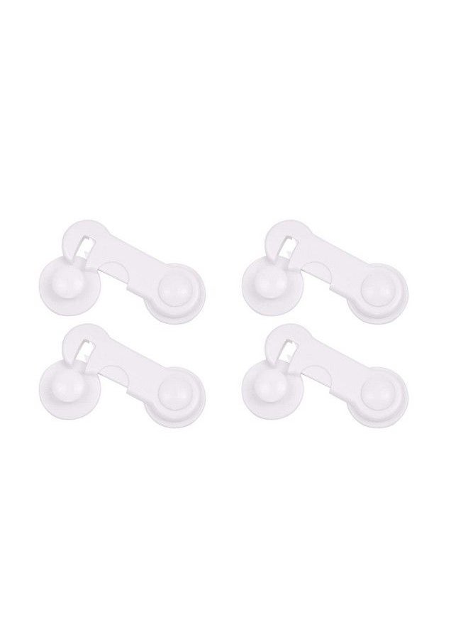 Safe-O-Kid Pack Of 4 Durable Elegant Child Safety Eudemon Lockwhite  - Image 1