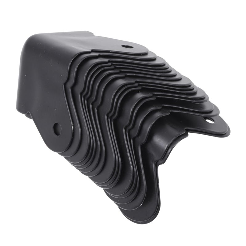 Black Reusable Corner Protectors Edge Covers Prevent Damage For Furniture Tables Speakers - Image 2