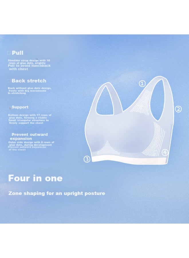 Like Uu Girls' Underwear For Middle And High School Students, One-size Three-stage Bra For Teenage Girls And Children's Underwear - Image 1