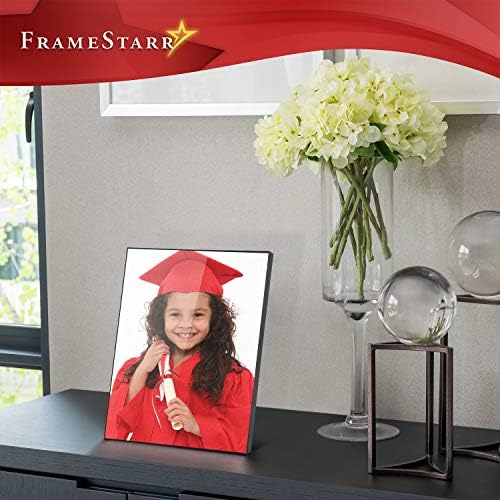 FrameStarr 8x10 Picture Frame Set (Black, 6 Pack), Front-Loading Contemporary Modern Style, Tabletop or Wall Mount, Harmony Collection - Image 2