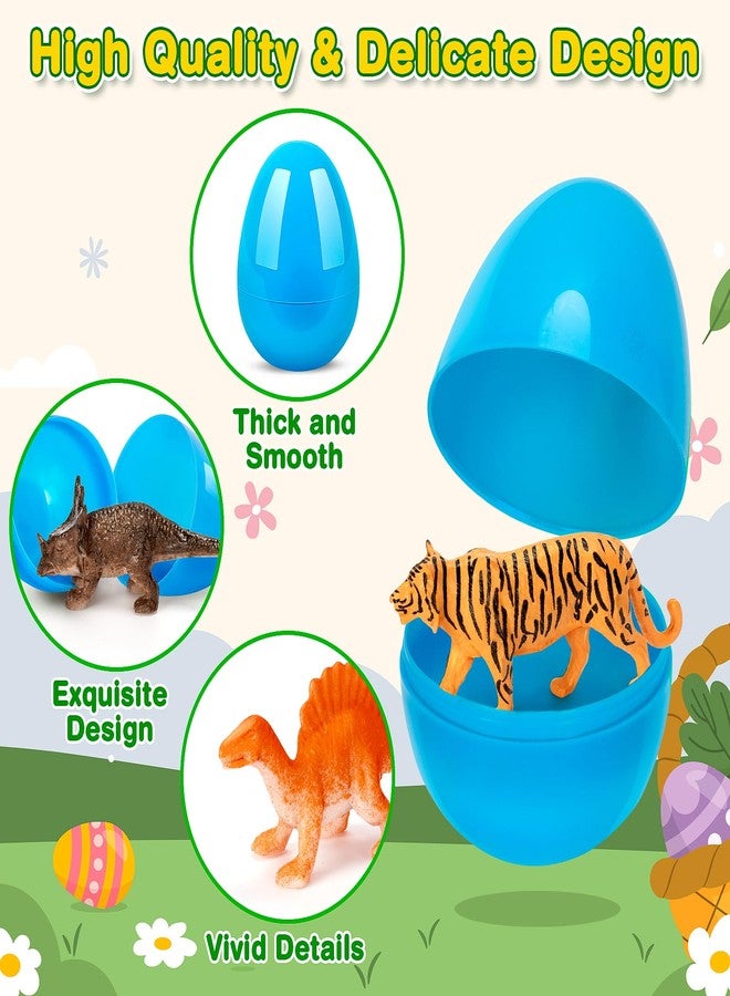 IJIGU 12 Pack Prefilled Easter Eggs with Dinosaur & Animal Figures for Easter Egg Hunt, Easter Eggs Filled for Kids,Basket Stuffers Filler and Classroom Prize Supplies, Party Favors - Image 3