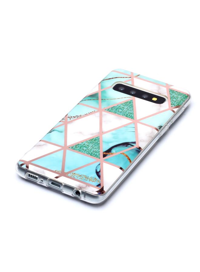 Zaboon Case For Galaxy S10 Plating Marble Pattern Soft TPU Protective Case - Image 3