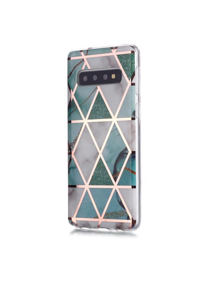 Zaboon Case For Galaxy S10 Plating Marble Pattern Soft TPU Protective Case - Image 2