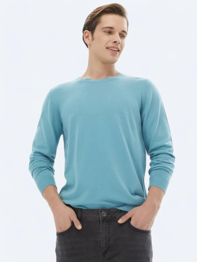 Kip Light blue Knitwear Sweatshirt
