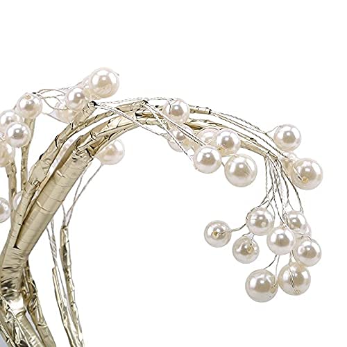 DCloud Hub Dcloud Bonsai Tree Light BatteryUSB Operated Night Light Artificial Tree with Pearls LED Great Decor for Bedroom Desktop Christmas Party Indoor - Image 3