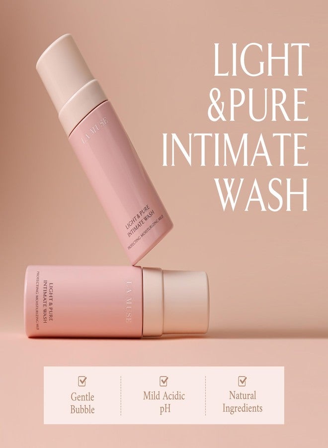 LA MUSE Daily Feminine Wash | pH Balanced Paraben-Free Vaginal Wash | Micro Bubble, Soft & Mild Cleansing for Sensitive Skin | Plant Based Natural Intimate Hygiene for Women | 5.07 fl oz - Image 2