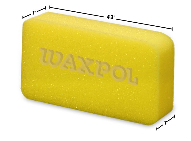 Waxpol Soft Foam Applicator Sponge (Pack of 6) for Car Polish & Wax Application - Image 3
