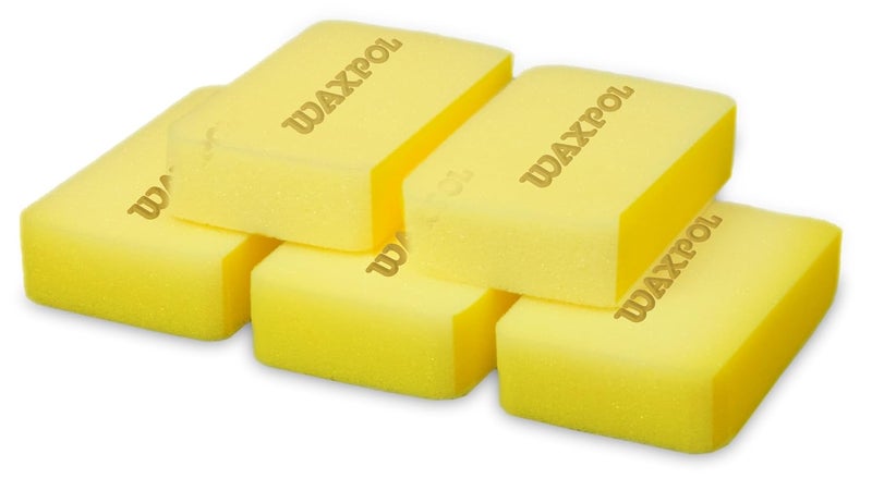 Waxpol Soft Foam Applicator Sponge (Pack of 6) for Car Polish & Wax Application - Image 4