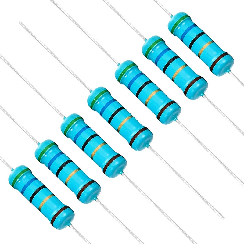 CHANZON 30pcs 2W 56 Ω ohm Metal Film Fixed Resistor 0.01 ±1% Tolerance 56R MF Through Hole Resistors Current Limiting Rohs Certificated - Image 1