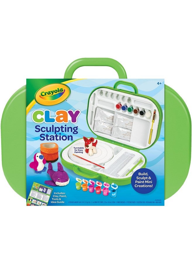 Crayola Clay Sculpting Station, Kids Clay, Sculpting Material, Craft kit, Art Set for Kids, Gift for Boys & Girls, Ages 6+ - Image 1