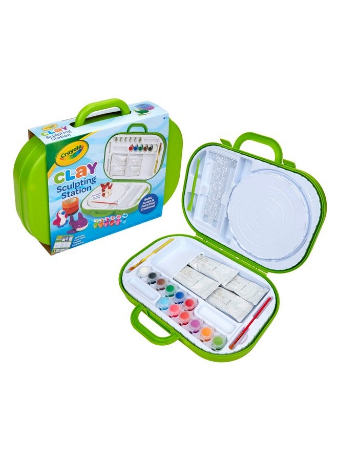 Crayola Clay Sculpting Station, Kids Clay, Sculpting Material, Craft kit, Art Set for Kids, Gift for Boys & Girls, Ages 6+ - Image 2