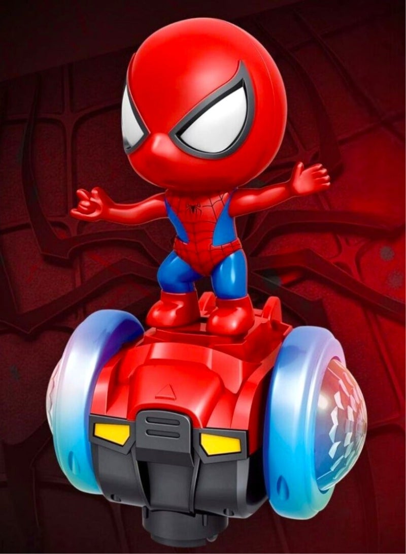 Toy Box Spiderman Balance Car Toy With Flashlight And Music - Image 2