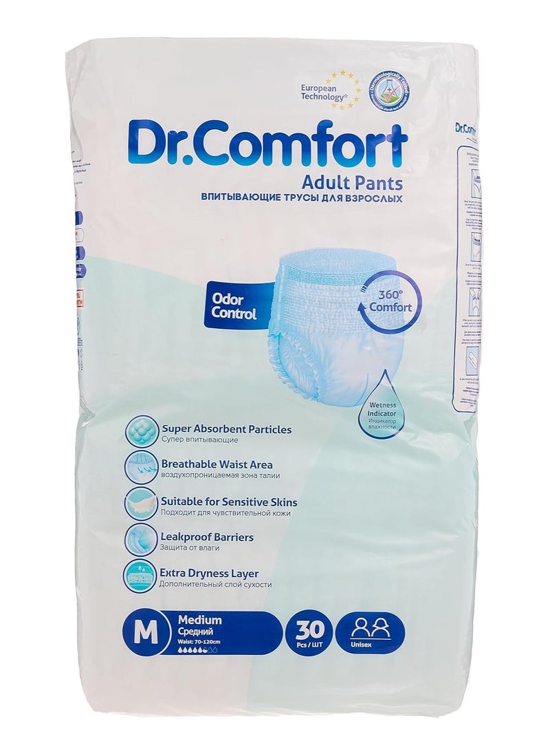 Dr. Comfort - Adult diapers, medium size, 30 pieces - Image 1