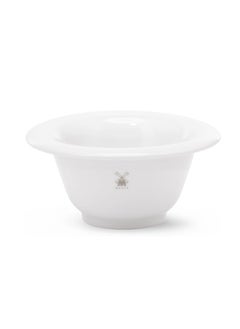 Muhle MÜHLE White Porcelain Platinum Rim Shaving Dish  - Image 1