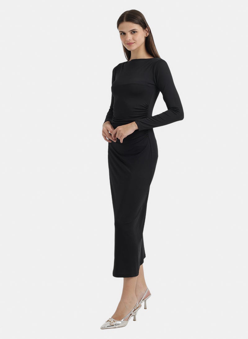 Clue Boat Neck Slim Dress - Image 3