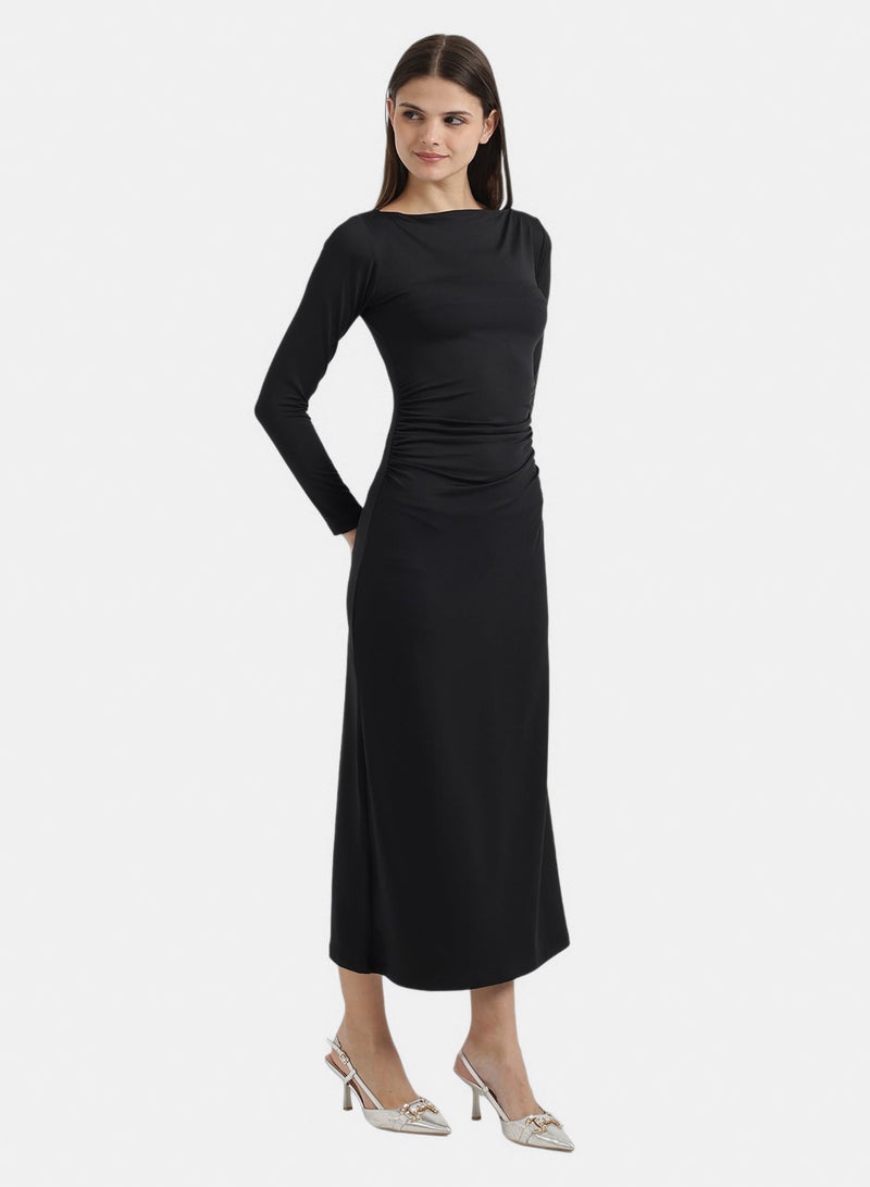 Clue Boat Neck Slim Dress - Image 2