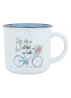 Alsaif Gallery Porcelain Mug with White Handle  - Image 1