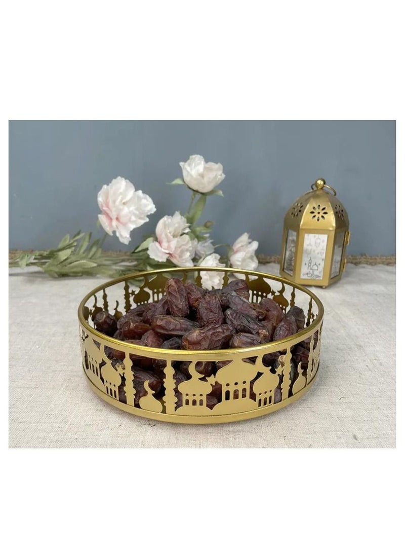 Y&D 3 Pieces Ramadan Tray Set Eid Mubarak Plates Food Storage Containers For Ramadan Activity Party Favor Home Decoration - Image 2