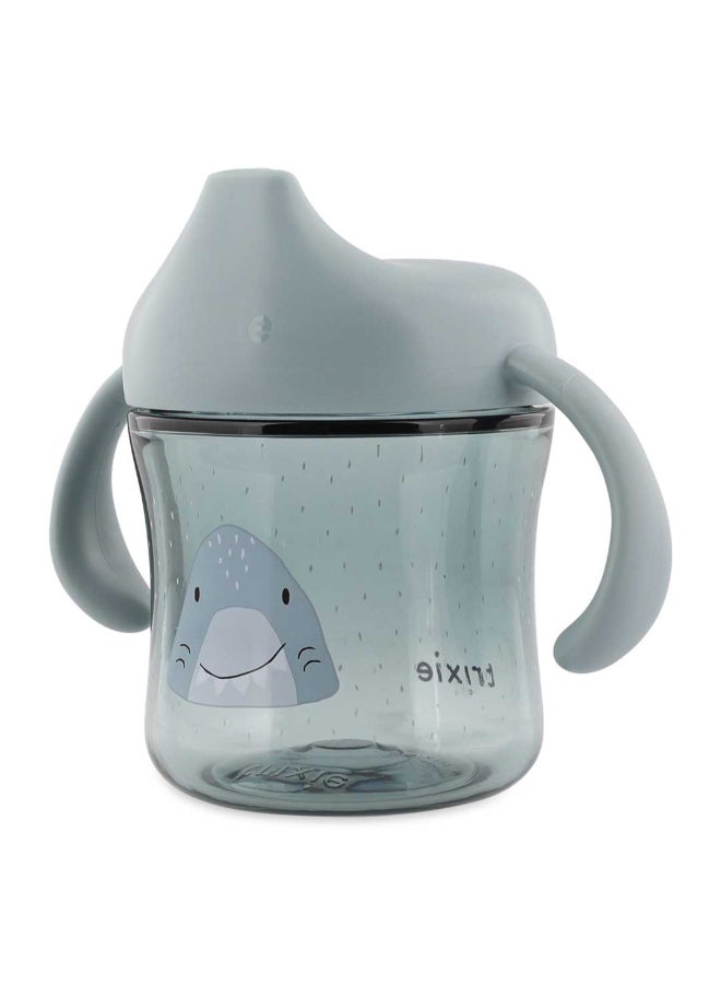 Trixie Tritan™ Sippy Cup With Handles - 200ml - Mr. Shark - Image 3