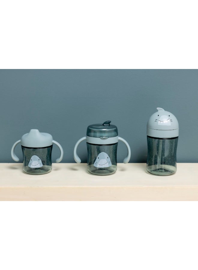 Trixie Tritan™ Sippy Cup With Handles - 200ml - Mr. Shark - Image 5
