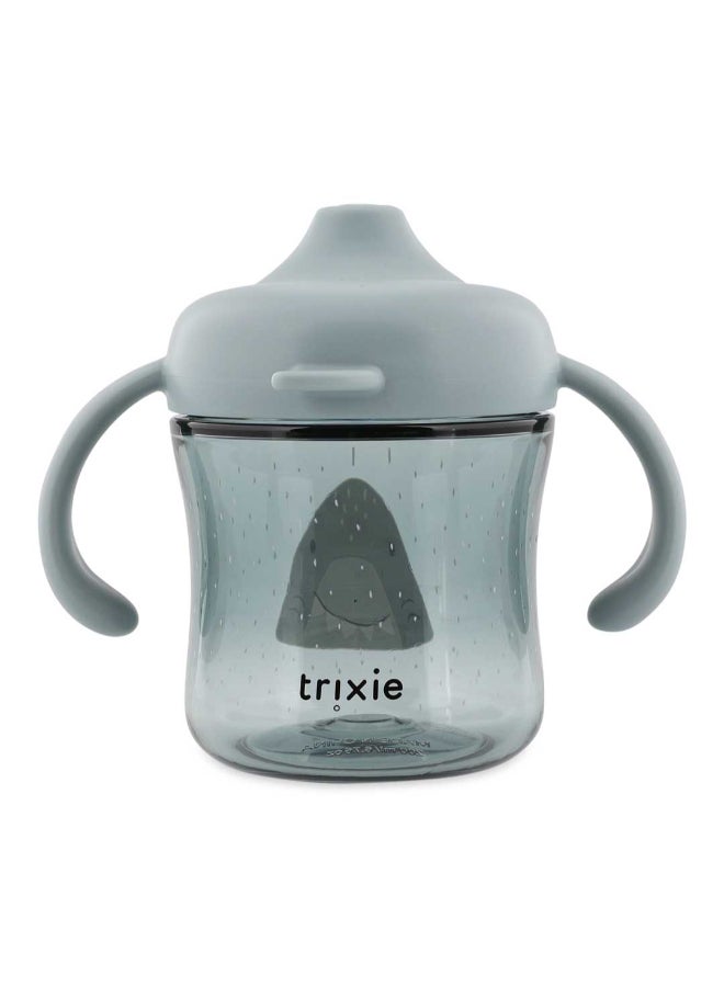 Trixie Tritan™ Sippy Cup With Handles - 200ml - Mr. Shark - Image 4