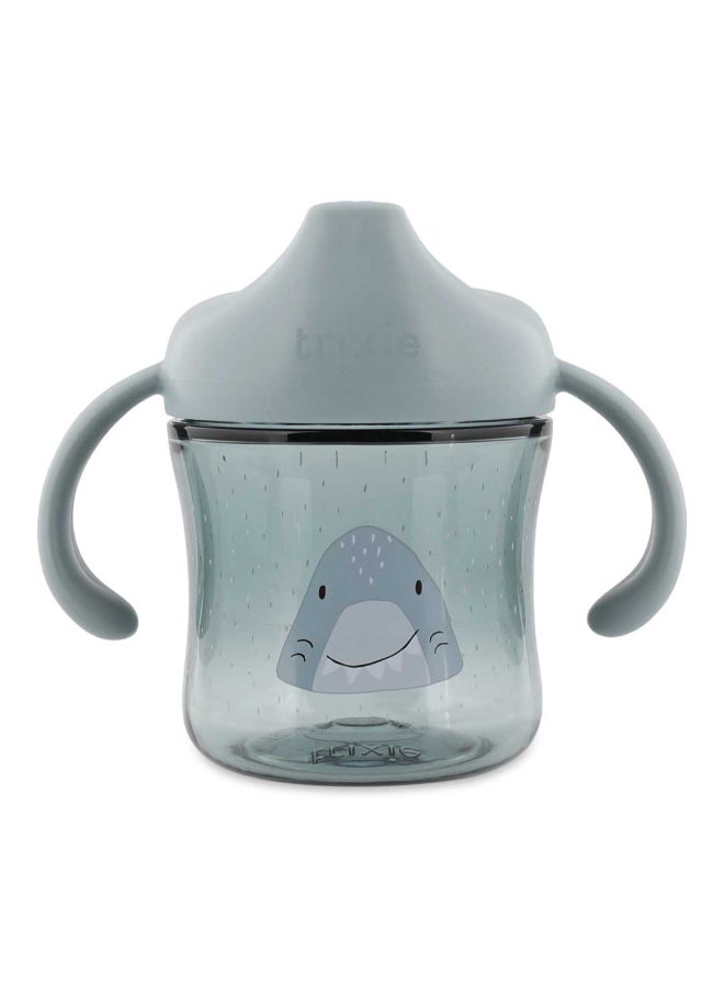 Trixie Tritan™ Sippy Cup With Handles - 200ml - Mr. Shark - Image 1