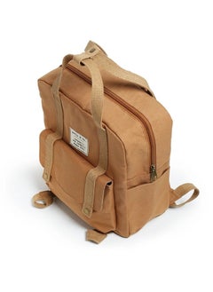 Perky Unisex Canvas Backpack - Caramel  - Image 4