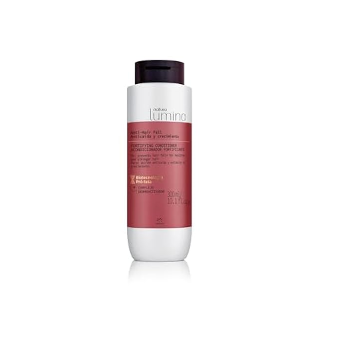 natura - Lumina Anti-Hair Fall Fortifying Conditioner - Prevent Hair Loss - Increase Hair Growth & Strength - Vegan Hair Care - Brazilian Beauty Secrets - Personal, Self Care - 10.1 fl oz (300ml) - Image 1
