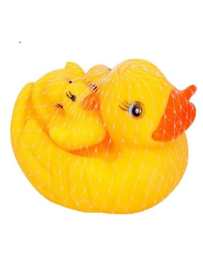 Aroma - Baby Bath Time Rubber Duck Set – 4 Pcs | Soft, Safe, and Fun Floating Ducks - Image 1