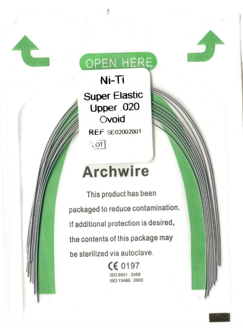 keemz NiTi Arch Wire Ovoid 0.020 UPPER