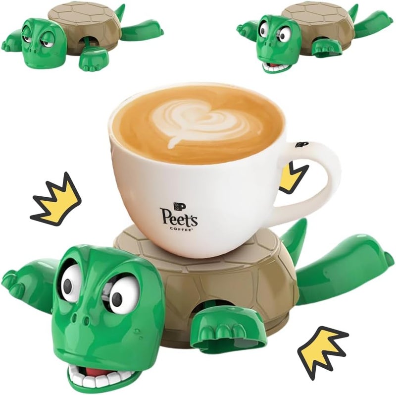 ALKAYAN Turtle Coaster, 3D Printed Funny with Interactive Expression, Hilarious Open ... - Image 1