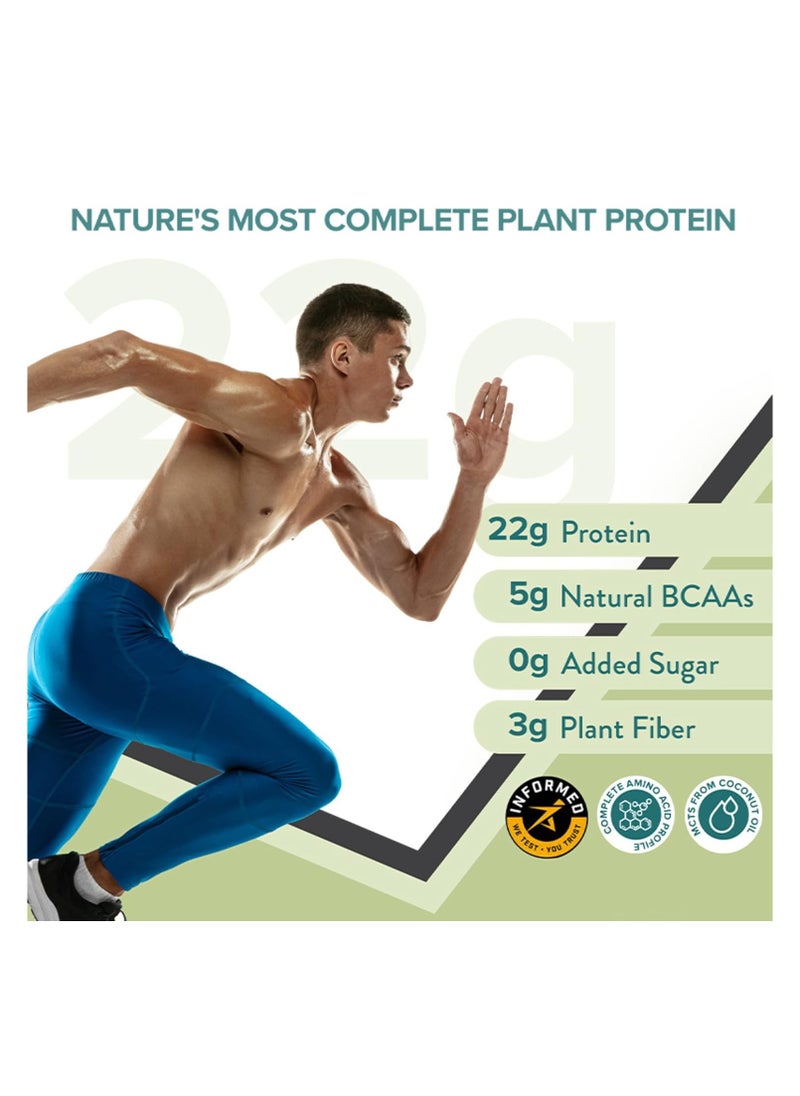 WELLBEING NUTRITION Wellbeing Nutrition Organic Vegan Plant Protein Isolate Powder | 22g Protein, 5g BCAA European Pea & Brown Rice Protein | Superfoods, Fiber for Muscle Growth & Recovery | British Banoffee Pie -500gm  - Image 3