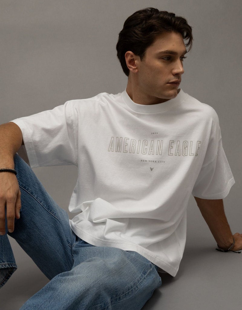 American Eagle AE Relaxed Graphic T-Shirt - Image 1