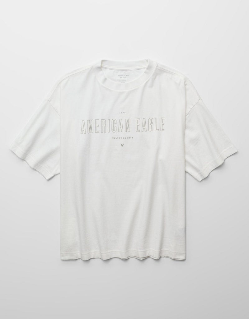 American Eagle AE Relaxed Graphic T-Shirt - Image 3
