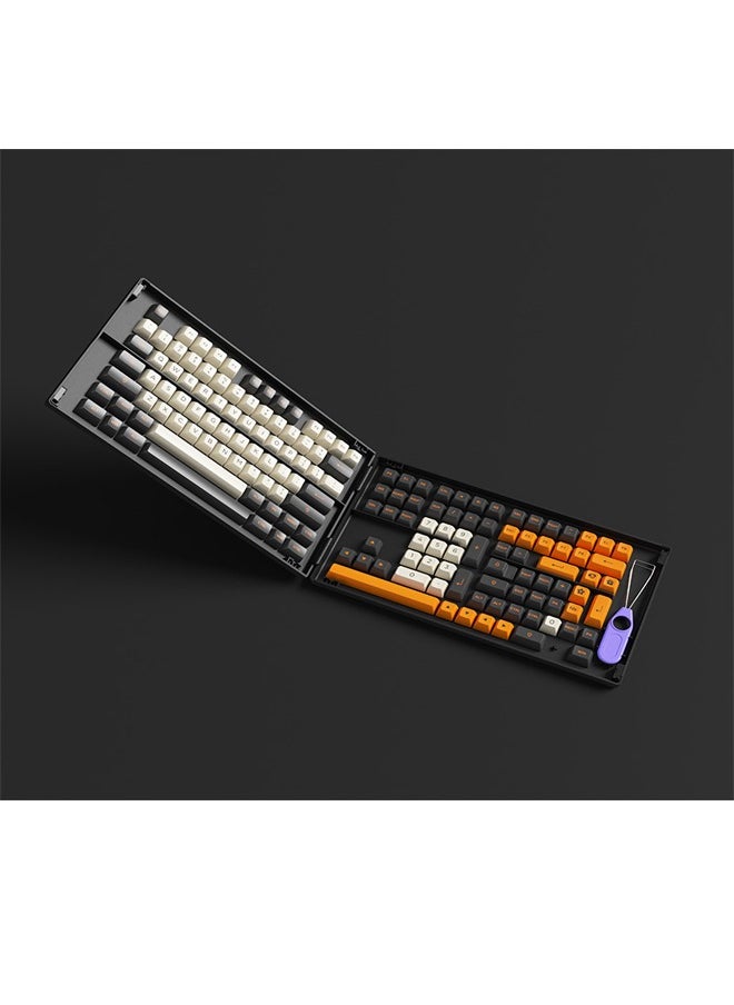 AKKO - Akko Carbon Retro PBT Keycaps ASA Low Profile 155 Keys - Image 1