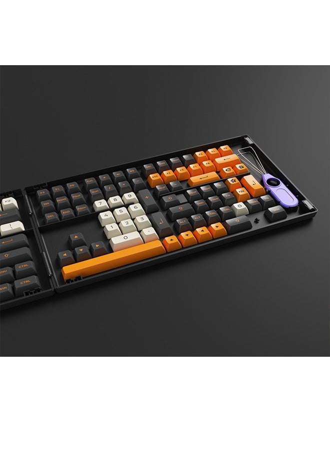 AKKO - Akko Carbon Retro PBT Keycaps ASA Low Profile 155 Keys - Image 1
