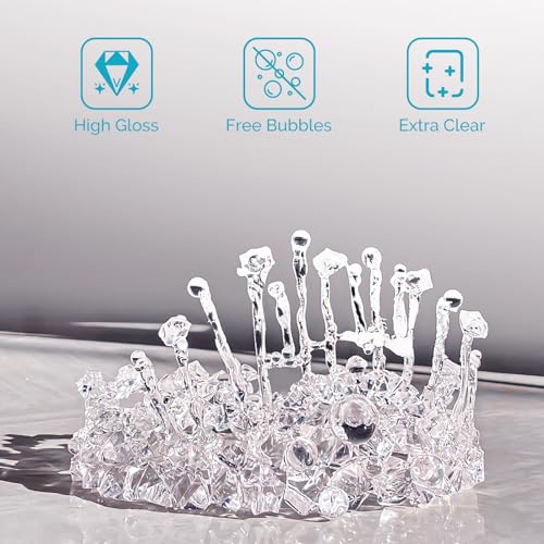 ULLFEU UV Resin Kit 1000g Bulk No Odor Upgrade Clear UV Epoxy Resin Hard Fast Cure Resin Kit Jewelry Making Handmade DIY Craft Decoration Coating - Image 2