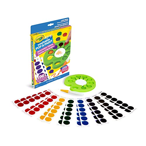 CRAYOLA Washable Pop & Paint Watercolour Palette - Image 2