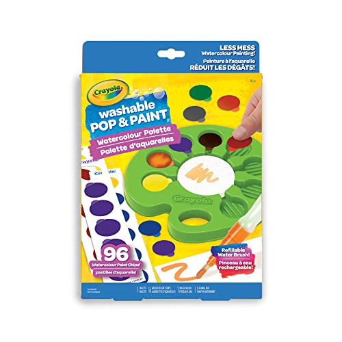 CRAYOLA Washable Pop & Paint Watercolour Palette - Image 5