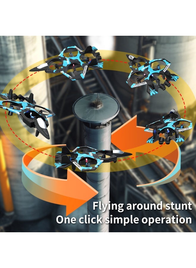 RC Aeroplane 2.4GHz Remote Control 360° Stunt Quadcopter with Altitude Hold & One-Key Takeoff for Children's Gift EPP Foam For Safe Drone for Children - Image 4