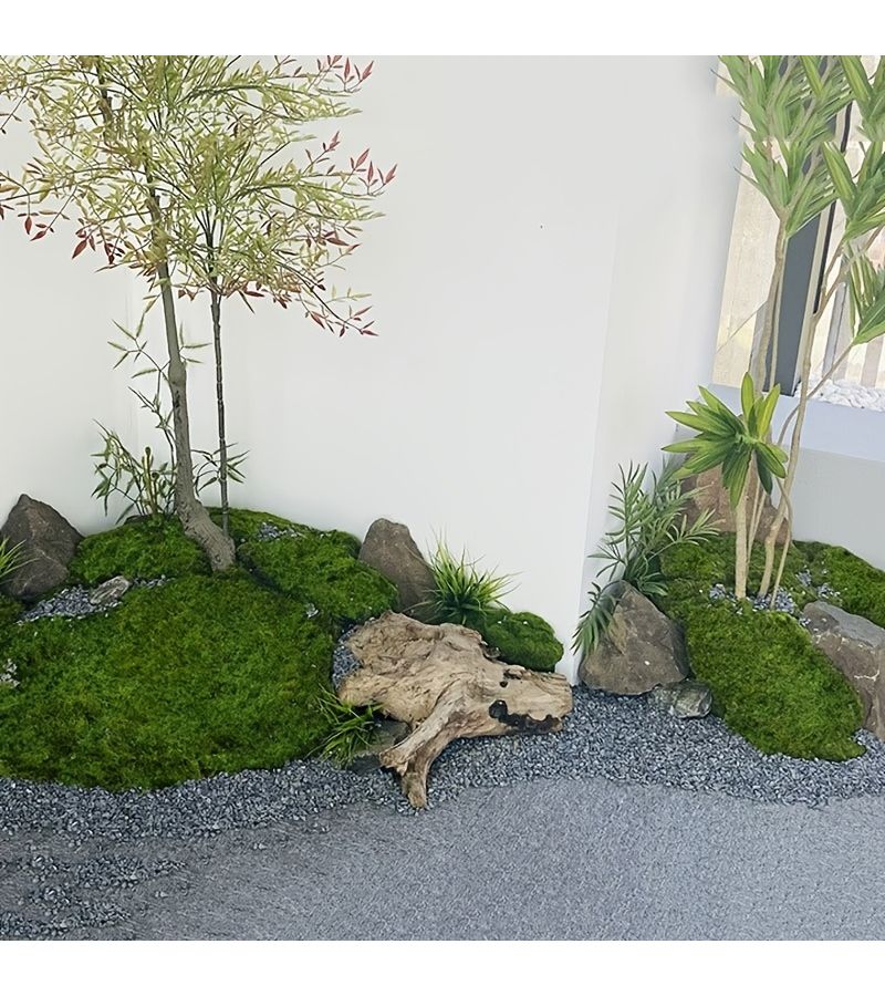 30g Artificial Moss Rocks Realistic Plastic Moss For DIY Crafts Home Decor Miniature Landscapes Potted Plant Accents - Image 1