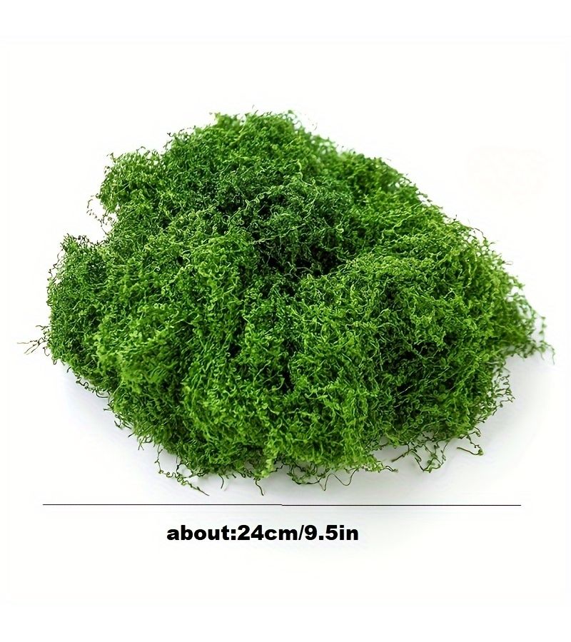 30g Artificial Moss Rocks Realistic Plastic Moss For DIY Crafts Home Decor Miniature Landscapes Potted Plant Accents - Image 3