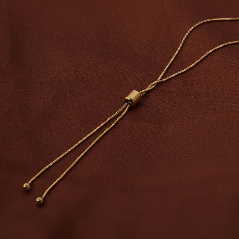 Palmonas PALMONAS 18k Gold Tone Plated Wrap Lariat Necklace
 for Women