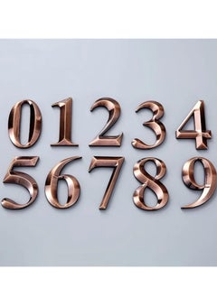 Daytoyz Self Adhesive Door Number Sign House Number Digit Apartment Hotel Office Door Address Street Stickers Plate Sign  - Image 1