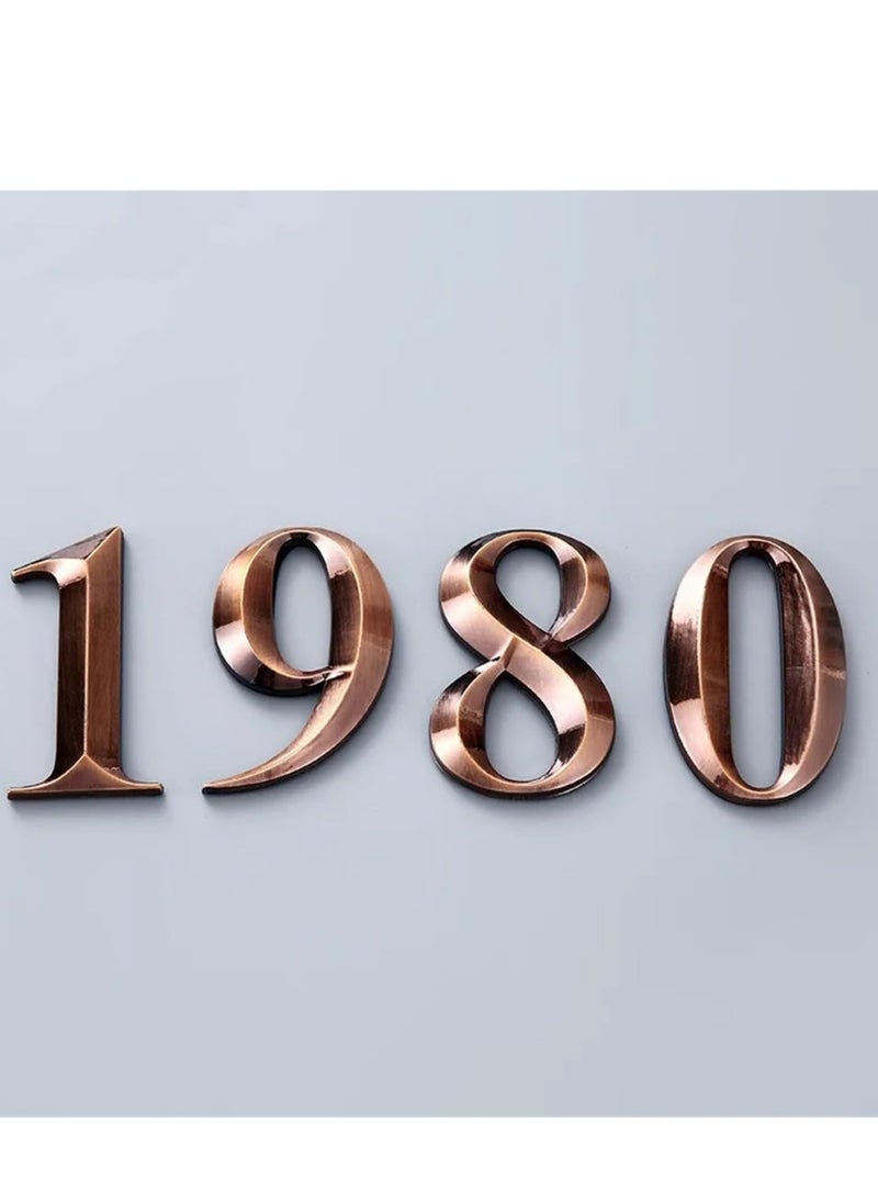 Daytoyz Self Adhesive Door Number Sign House Number Digit Apartment Hotel Office Door Address Street Stickers Plate Sign  - Image 3