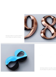 Daytoyz Self Adhesive Door Number Sign House Number Digit Apartment Hotel Office Door Address Street Stickers Plate Sign  - Image 4