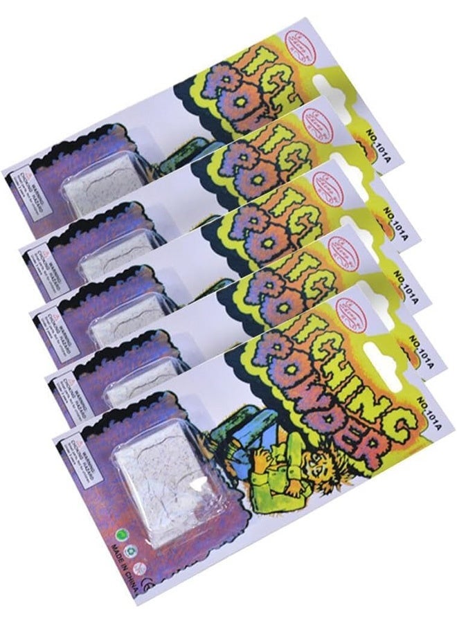 5Pcs Halloween Props Itching Powder  Packages Prank Joke Creative Trick Funny Halloween Supplies Kit Party Props Prank Tools for Halloween Christmas Novelty Toys - Image 1