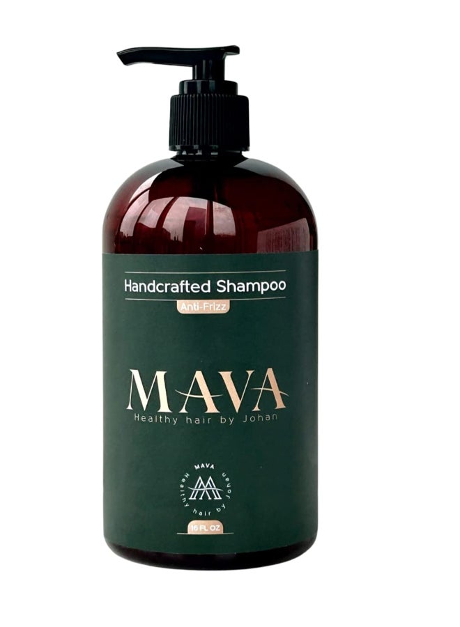 Mava AntiFrizz Handcrafted Shampoo with Keratin Bamboo Extract Superior Smoothing 16oz - Image 2