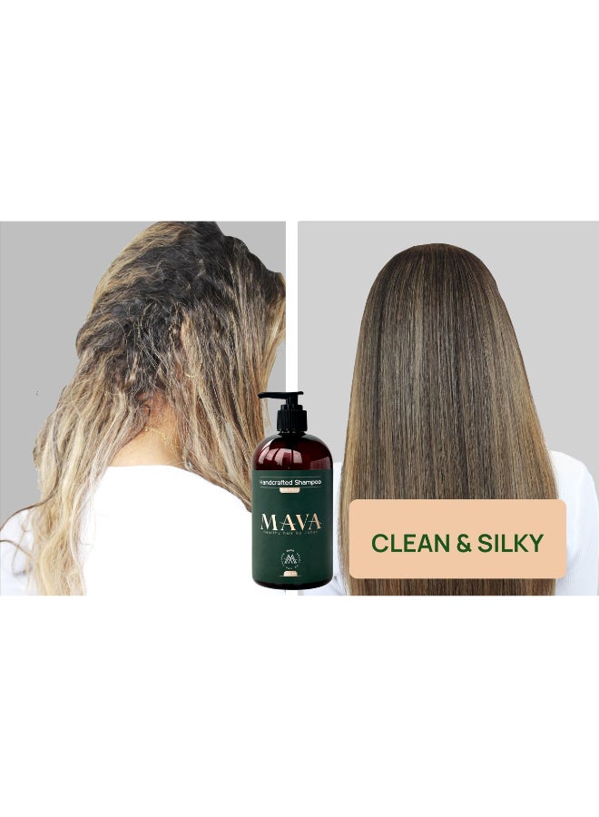 Mava AntiFrizz Handcrafted Shampoo with Keratin Bamboo Extract Superior Smoothing 16oz - Image 4