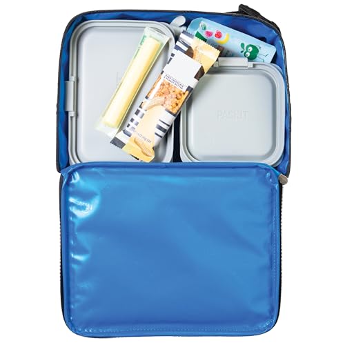 PackIt Freezable Classic Lunch Box, Checked Out, Built with EcoFreeze Technology, Collapsible, Reusable, Zip Closure With Zip Front Pocket and Buckle Handle, Perfect for School Lunches - Image 5